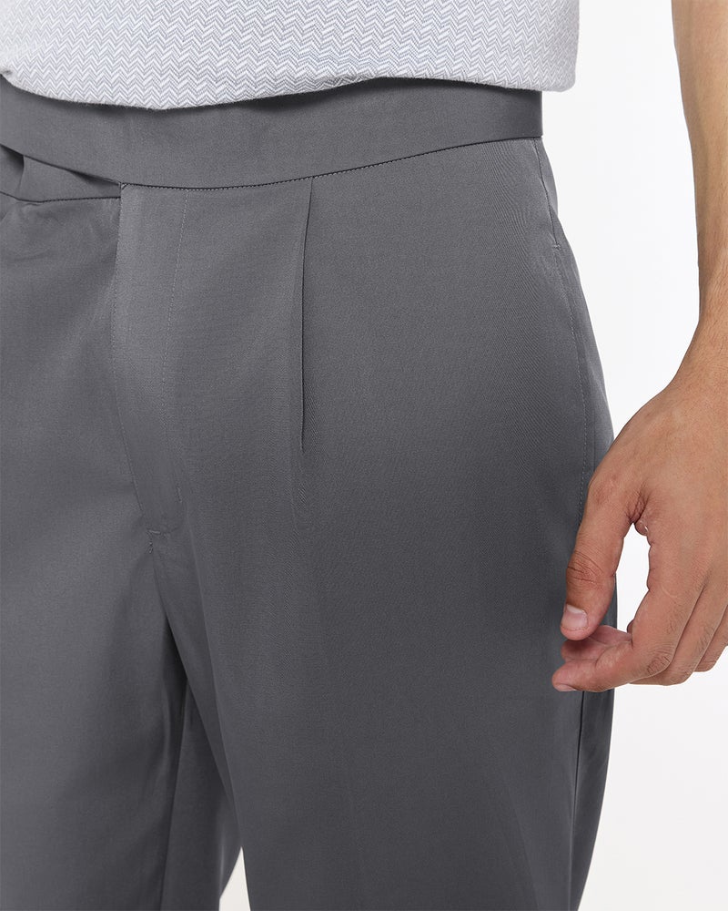 bewakoof Men's Grey Gurkha Pants - Image 5